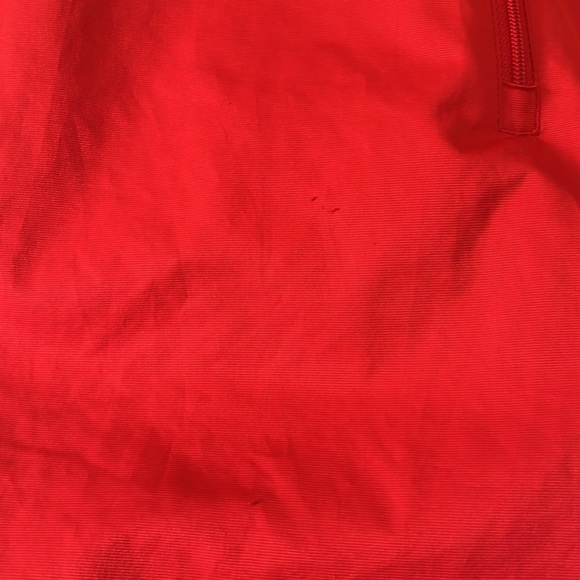 NIKE GOLF Pullover Jacket Men’s XL Red SWOOSH Polyester 1/4 Zip up Short Sleeve - Picture 7 of 12